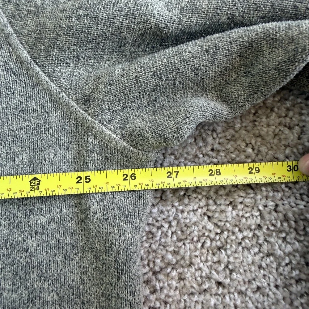 The North Face Sweatshirt Mens XL Gray Fleece 1/4 Zip Mock Neck Pullover Logo